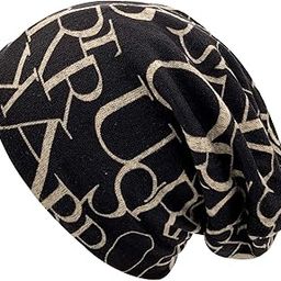 YOUSTYLO - YOU ARE PRIORITY Men's Women's Slouchy Blended Cotton Summer Beanie Skull Black Cap (3010)-image-12