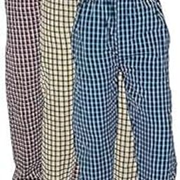 Men's Cotton Checkered Casual Style Pajama Lower Pant- Pack Of 3 (Color-Multicolor),Free Size-picture-20