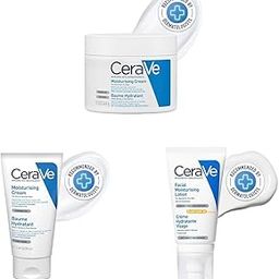 CeraVe Moisturizing Cream 340gm, 50ml, AM Facial Lotion SPF30-53