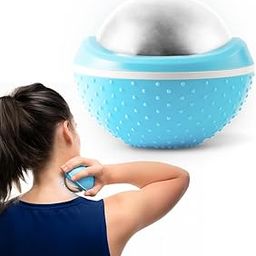 UltraCare PRO Cold Roller Ball Massager- Full Body Massager For Muscle Relaxation Of Back, Leg & Foot, Inflammation, Swelling, Deep Tissue Massage, Muscle Knots, Myofascial Release, Blue-image-81