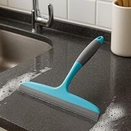 Premium Kitchen Wiper with Dual Silicone Blade | Virgin Plastic | Streak-Free Cleaning | Multipurpose Use for Kitchen Slab, Glass, Mirrors & Bathroom | Ergonomic Handle-image-47
