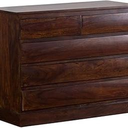 Gocosy Skate Chest Of Drawers (Sheesham Wood,Medium Walnut)-12