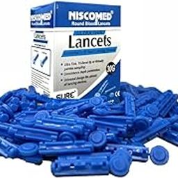Niscomed Glucometer RBL-100 Round Blood Lancet 100 Pieces,Round Lancet Needle,Vital Round Glucometer Lancets Glucometer Lancets-13