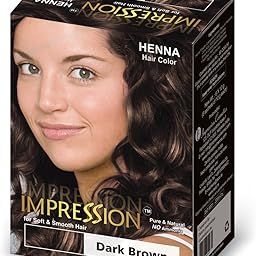 Impression Dark Brown Henna Based Hair Colour (300g)-image-67