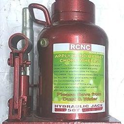 RCNC® Hydraulic Bottle Jack with Safety Nut for Lifting 50 TON | Ideal for Trucks etc. | Portable | Leak-Proof | Heavy Base | Lifting Range: 280-405 mm| Don't Combine Multiple Jacks in 1 Order Label-23