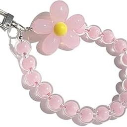 TRACY Mobile Phone Strap Pearl Beaded Flower Bracelet Creative Hanging Rope Keychain Lanyard Anti-Lost Case Girl Women's Wrist Strap Charms-image-36