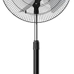 Goldmedal G-Express 450 mm Pedestal Fan For Home and Office | Aluminium Blades | Heavy Duty | 100% Copper Motor | Telescopic Height Adjustment | High RPM | High Air Delivery | 2 years Warranty (Black)-10