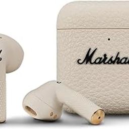 Marshall Minor Iv Wireless in Ear Earbuds with 30+ Hours of Playtime, Water-Resistant, Wireless Charging- Cream-25