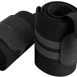 Krishan Kumar Traders Black Wrist Wraps – Adjustable Gym & Workout Support Straps-image-9