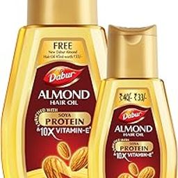 Dabur Almond Hair Oil - with Almond, Vitamin E and Soya Protein (100 ml +50 ml Free)-image-24