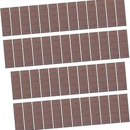50 Pieces Anti Blocking Sand Sheets Wet and Dry for Lacquers Woodworking Putty 400 grits|Home & Garden|50 Sand Sheets-image-27