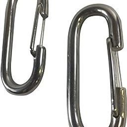 Gettysburg Flag Works Pair (Quantity 2) 2.375" Durable Stainless Steel Snap Clip with Hinged opening-image-30