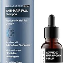 Bare Anatomy Anti Hair Fall Shampoo|5x Hair Fall Control & Growth 250ml | Advanced Hair Growth Serum | 3% Redensyl + 4% Anagain + 3% Baicapil + 1% Capilia Longa | Hair fall control serum | 30mL-image-81
