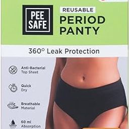 PEESAFE Cotton Reusable Period Panty For Women & Girls | Medium Size | Suitable For Heavy Flow | Rash Free, Leak Proof Menstrual Underwear | Comfortable Fit | Lasts Up to 60 Washes-picture-21