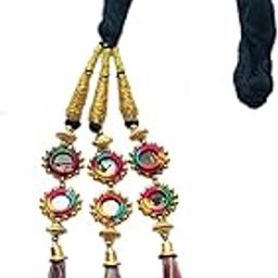Arooman™ Punjabi Parandi Paranda Choti Braid/Tassles Hair, Hair Extensions for Girls and Women Pack of 1, Color-Multicolor-image-10
