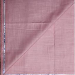 Weaves Empire 100% Linen Cotton with BATISTE Weaving Pink Colour Plain Unstitched Shirt Fabric - 1.6 mts / VV1001-image-75
