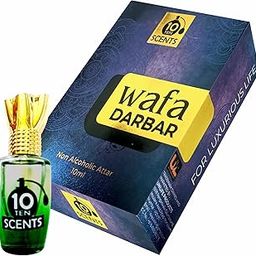10 Scents WAFA DARBAR Premium Long-Lasting Non-Alcoholic Attar, 10ml-image-72