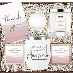Thank You Gift Box for Women - Send Gratitude With a Unique Spa Experience Gift Box - Best Appreciation Gift Boxes for Coworker Boss Employee Hostess Secretary Teacher Nurse and Volunteer-image-27