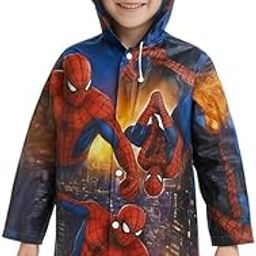 Polyester Blend Standard Length Dino Astronaut Bunny Print Kid's Waterproof Raincoat Rain Jacket Suit With Hood School Boy's And Girls (Red) (Multisize)-picture-34