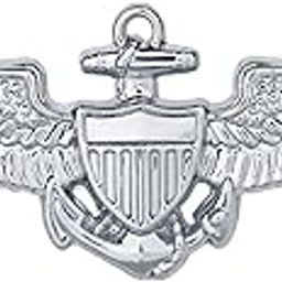 Collar Pin for Men, Silver Aviation Badge, Stylish Lapel Pin for Shirts Suits and Jackets, Perfect for Special Occasions and Activities Wear-image-75