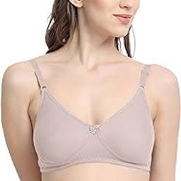 LINA Double Layered Moulded Cup Bra for Women, Comfortable and High Support Regular Fit Bra-picture-38