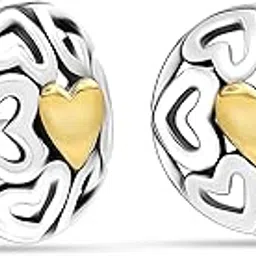 lecalla 925 Sterling Silver BIS Hallmarked Small Stud Earrings for Women and Girls-picture-4