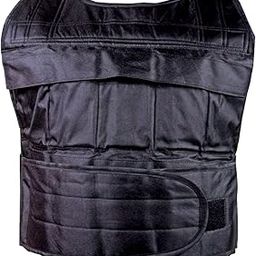 SAHNI SPORTS Nylon Fabric Pro Weighted Vest, 20 kg with Adjustable Straps for Men and Women (Standard Size, Black)-image-41