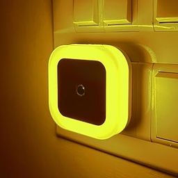 TARAMPRO Polycarbonate Taram Led Night Light | Night Lamp | Sensor Control Square Lamp Energy Saving Led Sensor Lamp Nightlight For Children Kids Bedroom- Pack Of 1 (Yellow)-image-52