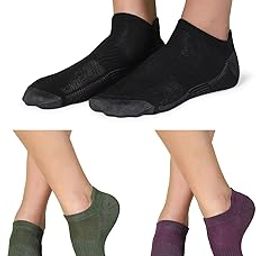 NON Aloe-Soft Socks | Anti odour, aloe infused premium socks-Pack of 3- Kick Black, Confident Green, Grape Wine-Free Size-image-18