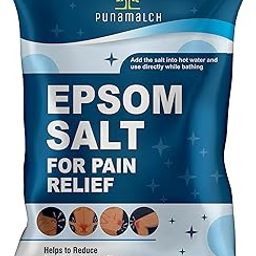 Epsom Salt For Pain Relief 1KG Epsom Salt For Foot For Bath For Feet Pain For Muscle Relief, Relieves Aches & Pain 1KG (1.00, Kilograms)-image-33