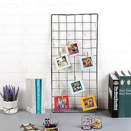 Art Street DIY Metal Photo Grid Wall for Photo Hanging,Photo Collage, Wall Decoration with Photo Clips (Black, 2 ft x 1 ft)-picture-14