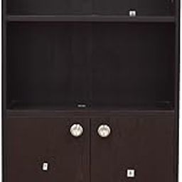 Bookshelf for Multipurpose Bookcase,Wooden Modern Display Rack,Storage Rack Shelf-Home, Study Room & Office(Color-Wenge Condition- Knock Down) (Wenge)-image-48