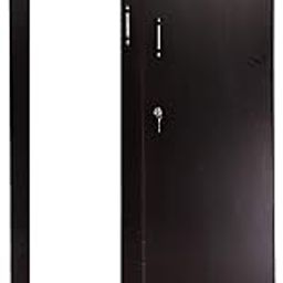 Hudson's Two Door Engineered Wood Wardrobe with Mirror - Black-image-47