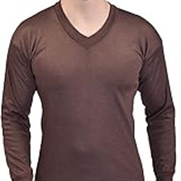 Men's Thermal Vneck Top-image-69