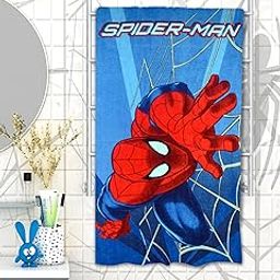 Athom Living Marvel Blue 350 GSM 100% Cotton Kids Bath Towel 60x120 cm-16