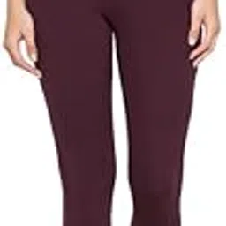 clovia Women's Feather Feel High Rise 3 Pocket Regular Fit Tights-picture-31