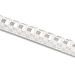 Fellowes - 0.38 in - 55 sheets - white - 100 pcs. plastic binding comb-image-5