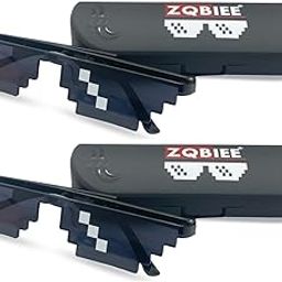Thug Life Sunglasses Pixel Gangster Gangster Life Funny Novelty Shades-picture-48