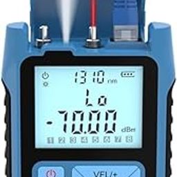 Serplex® 4 in 1 Optic Cable Tester, LCD Backlight Fiber Optic Cable Tester with LED &Automatic Calibration, Visible Red Laser Design, Battery Operated Optical Power Meter, No Battery Included-image-10