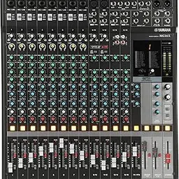 YAMAHA MG16X (8 XLR + 4 Stereo + Echo Effects Without USB) Analog Mixing Console,16-Channel Stereo Mixer With D-Pre Preamps, 24 Effect Programs, 4 Aux Sends, And 1-Knob Compressors, Black-image-76