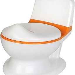 LuvLap Comfy Western Style Realistic Baby Potty Training Seat with Lid potty seat, potty pot for 1 + Year child, potty trainer with Detachable Potty Bowl, Suitable for Boys & Girls (Orange)-14