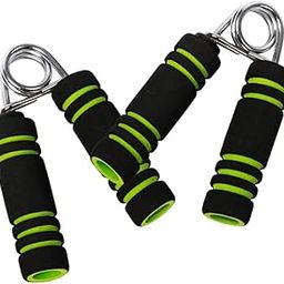 ANTINA Pack of 2 (One Pair) Hand Gripper Wrist Exerciser Fitness Foam Hand Grip for Gym Stretching Hand strengtheners for Men Women (Green)-29