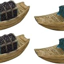 Wonderland Imported Miniatures (Pack of 4) Boat | Shelf Décor | Miniature Figurine| Shelf Décor | Resin Home décor | Gift Items-image-62