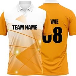 Cricket Polo Collar Sports Jersey for Men With Team Name and Number Printed | T-Shirt With My Name | DOdr1008-C01242023-C-POLO-32-image-20