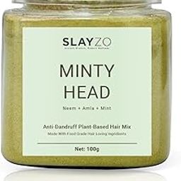 Minty Head Plant Based Hair Powder Mix For Dandruff Relief & Refreshed Scalp 100g-image-38