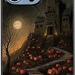 VUTTOO for iPhone 13 Pro Case - Halloween Haunted House Pattern Phone case - TPU Shock Absorption Protection Phone Cover Case-image-69