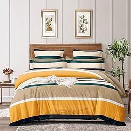 HIYANSHI HOME FURNISHING Comforter Double Bed | 220 GSM | Blanket Double Bed, AC Comforter Double Bed, Quilt, AC Blanket, Dohar Double Bed, Reversible Microfibre Polyester, Multicolor. (Yellow-Green)-image-12