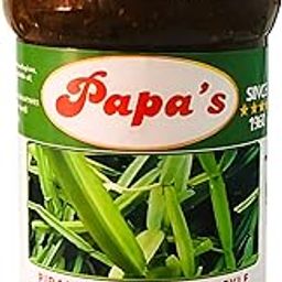 PAPAS PIRANDAI THOKKU HOMEMADE PICKLE OF 300GM FOR BONE HEALTH KNEE PAIN RELIEF. (Hadjod, Nalleru, Peranda, Vajraballe)- THE AUTHENTIC TASTE OF SOUTHINDIAN PIRANDAI VELD GRAPE PICKLE. PREPARED FRESHLY on RICEBRAN OIL-58