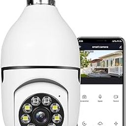 FAVONE WiFi Wireless 1080p Bulb Shape PTZ V380 Pro | CCTV Security Camera with LED Lights & Auto Tracking | Smart Motion Detection and Alarm Two Way Audio Night Vision Remote Viewing | Indoor Camera-picture-16