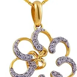 joyalukkas Pride Diamond Collection 18K Yellow Gold and Diamond Pendant-picture-9